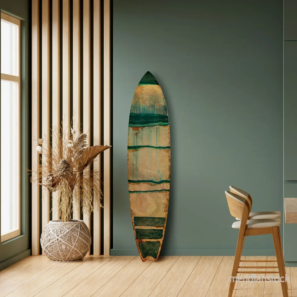 EMERALD MELANCHOLY Dekorativ Surfbräda EMERALD MELANCHOLY Dekorativ Surfbräda