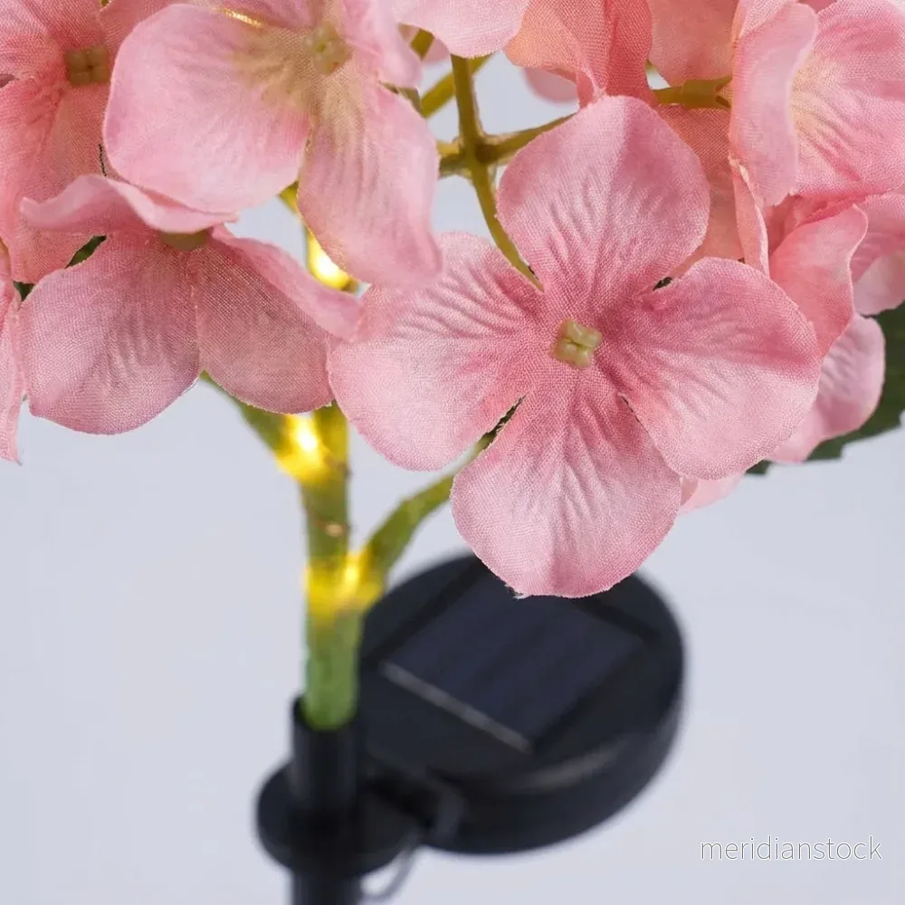 Solcellsdriven blomsterpålslampa – Solarispetal - Bild 3
