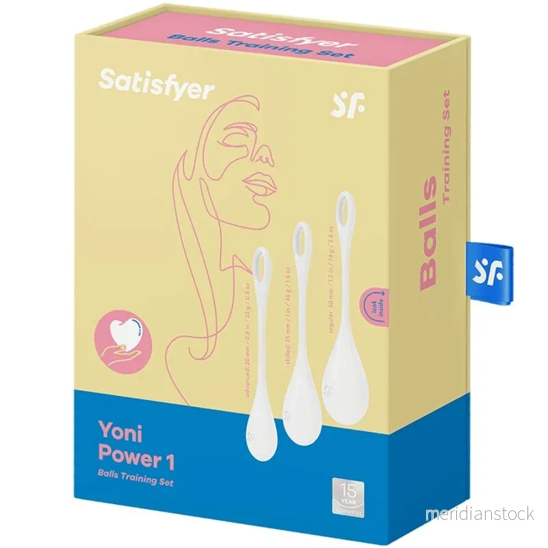 SATISFYER - YONI POWER 1 TRAINING SET WHITE - Bild 2