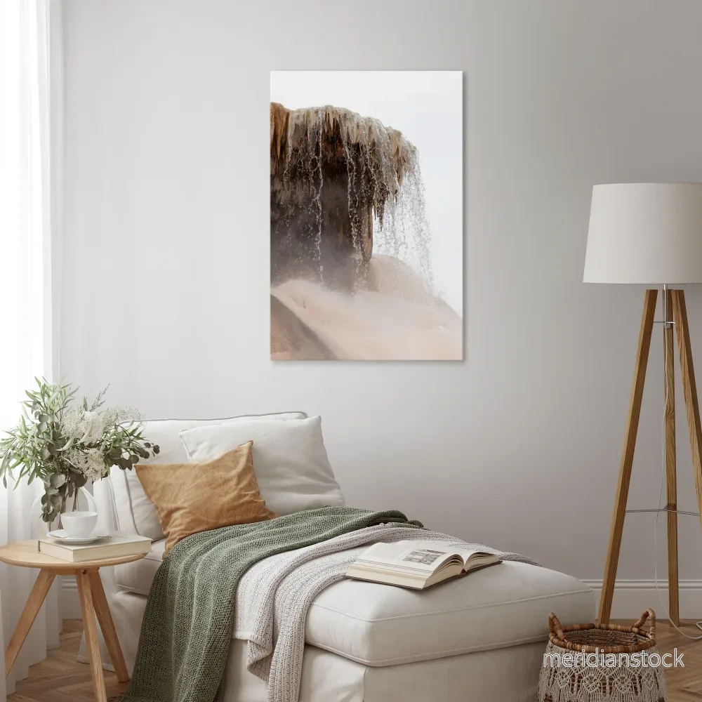 MAMMOTH HOT SPRINGS Vertical Canvas Print - Bild 2