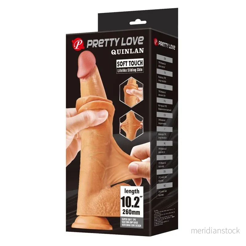 PRETTY LOVE - QUINLAN REALISTIC DILDO 26 CM Ø 5.5 CM NATURAL - Bild 3