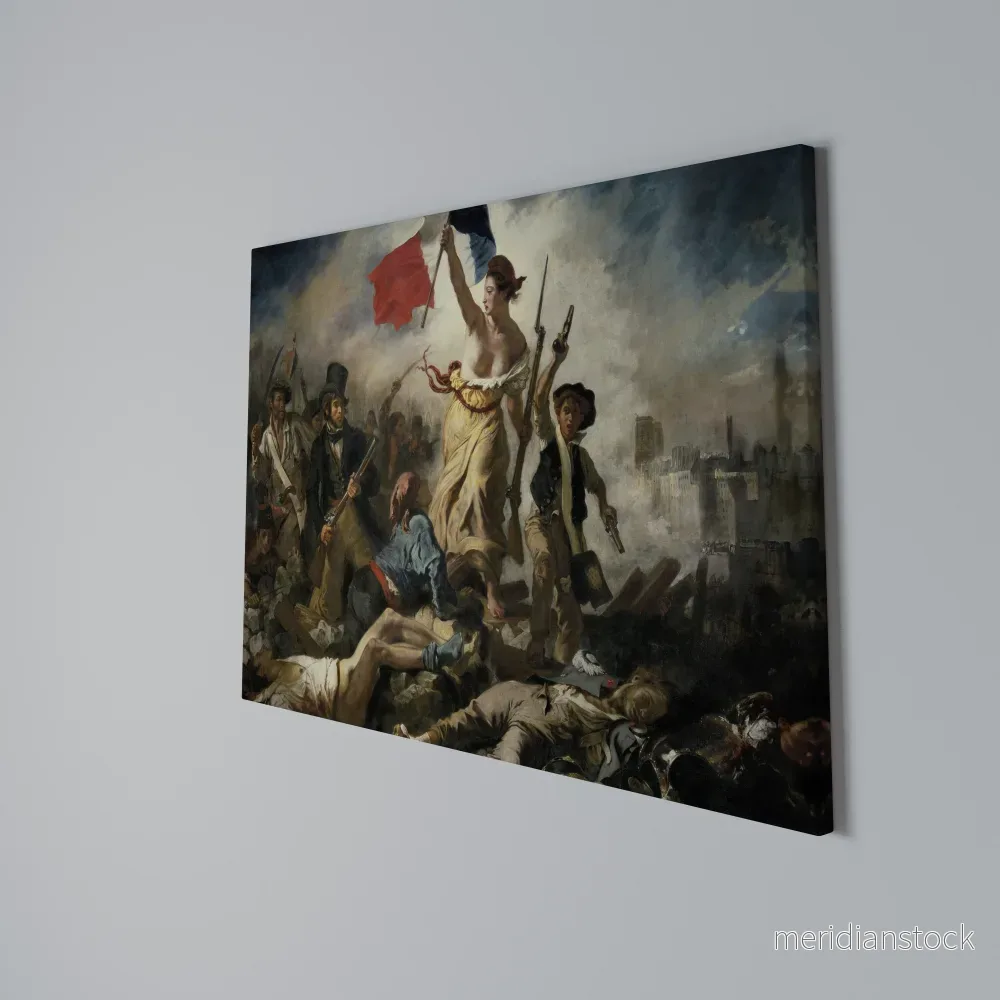 LIBERTY LEADING THE PEOPLE Horizontal Canvas Print - Bild 3