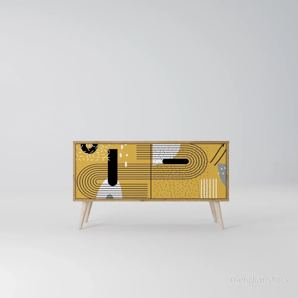 SHAPESHIFT SYMPHONY Kompakt TV-bänk med 2 dörrar - Bild 2
