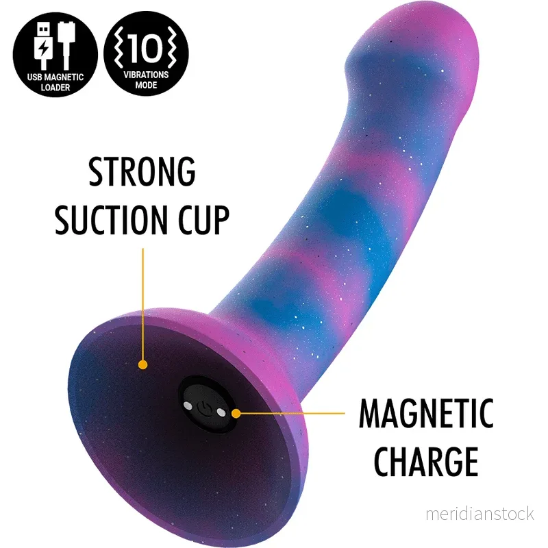 MYTHOLOGY - DION GALACTIC DILDO M - VIBRATOR WATCHME WIRELESS TECHNOLOGY COMPATIBLE - Bild 2