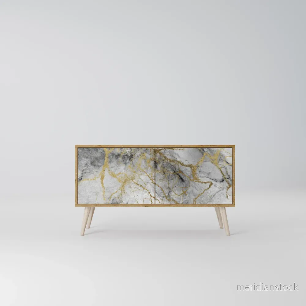 TIMELESS GLIDE Kompakt TV-bänk med 2 dörrar - Bild 2