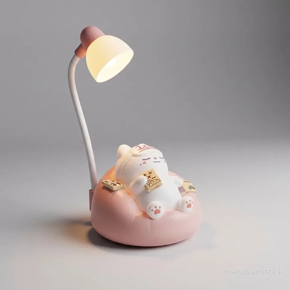 Söt kattformad nattlampa – PawLuma - Bild 2