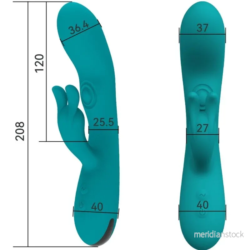 ARMONY - DANCING BUNNY VIBRATOR RABBIT 10 SPEEDS GREEN - Bild 3