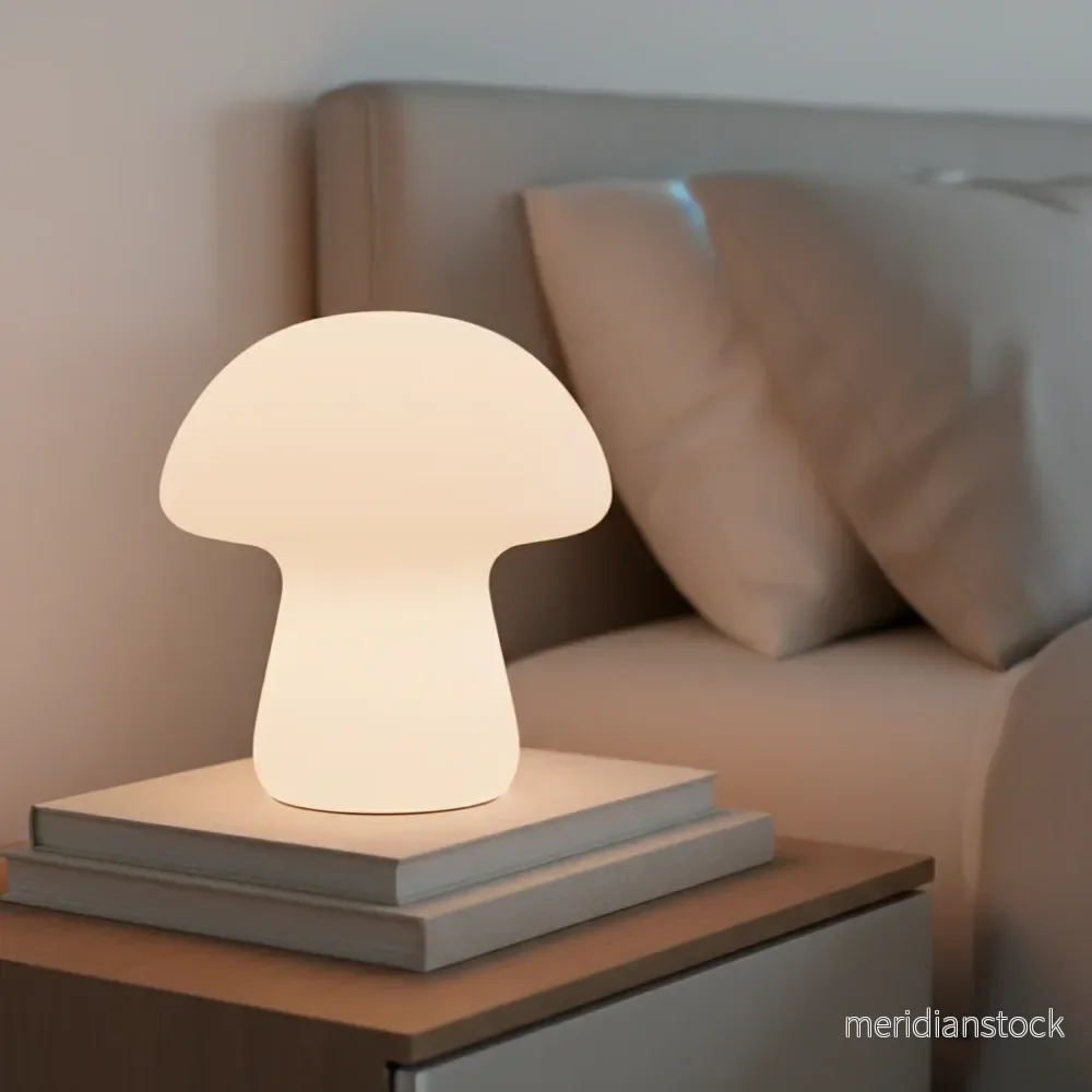 Svampformad porslinslampa - Glowshroom