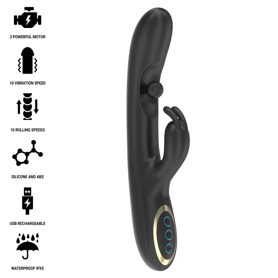 IBIZA - POWERFUL RABBIT VIBRATOR WITH MASSAGING ROLLING PEARL - Bild 2
