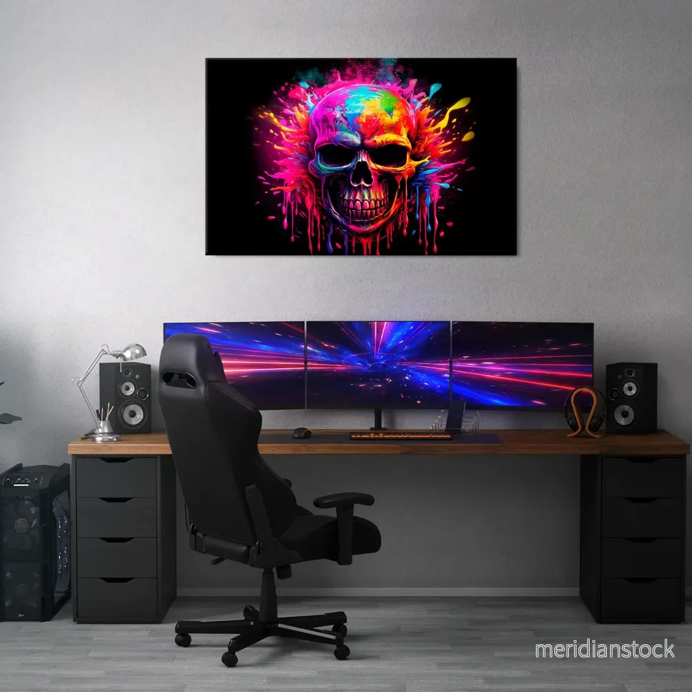 SKULL QUEST Horizontal Canvas Print - Bild 2