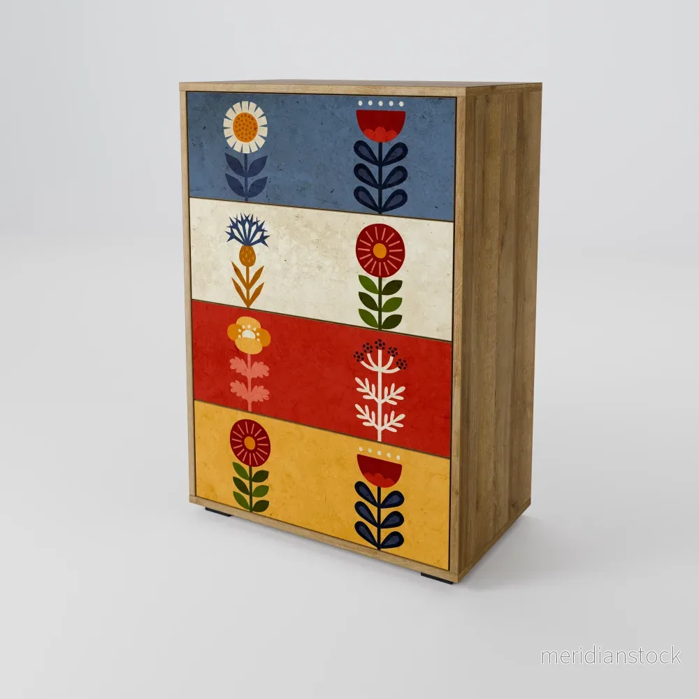 SCANDIC FLOWERET Chest of drawers SCANDIC FLOWERET Chest of drawers
