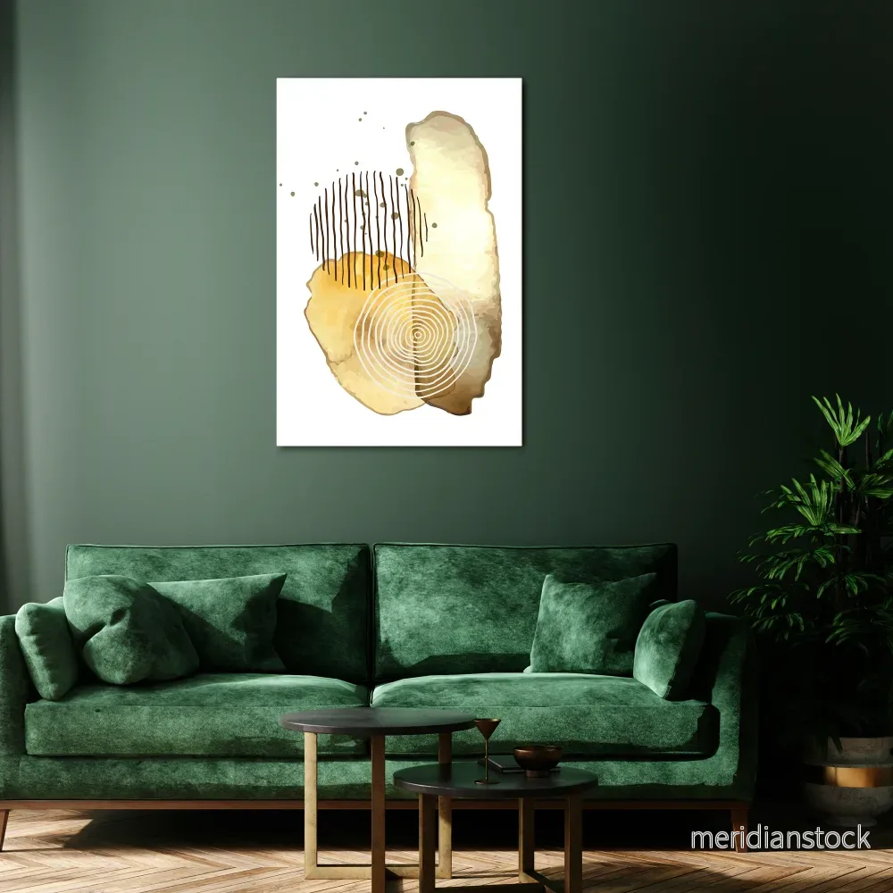 TRANSCENDENT TONES Vertical Canvas Print - Bild 2