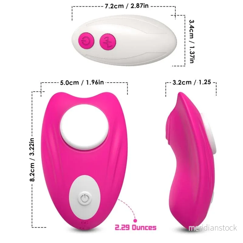 ARMONY - BUTTERFLY WEARABLE PANTIES VIBRATOR REMOTE CONTROL PINK - Bild 2