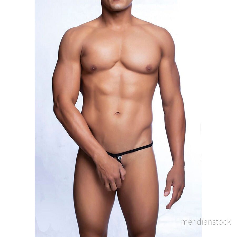 MOB - BLACK TEAR-SHAPED THONG SIZE L/XL - Bild 2