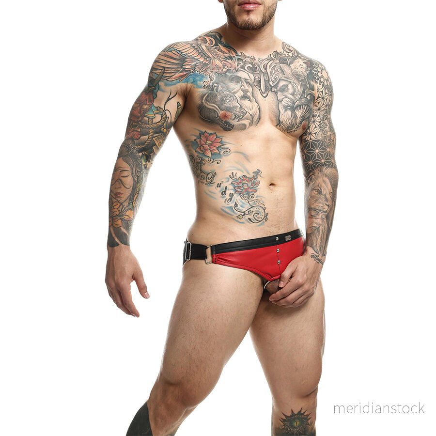MOB - DNGEON JOCKSTRAP RED COCK RING ONE SIZE - Bild 3
