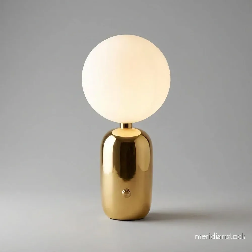 Modern globusbordslampa – Orbisol - Bild 2