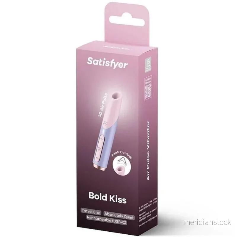 SATISFYER - BOLD KISS WAVE CLITORIS STIMULATOR PINK / VIOLET - Bild 2