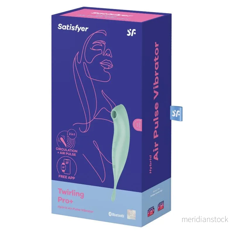 SATISFYER - TWIRLING PRO+ AIR PULSE STIMULATOR & VIBRATOR APP RED - Bild 2