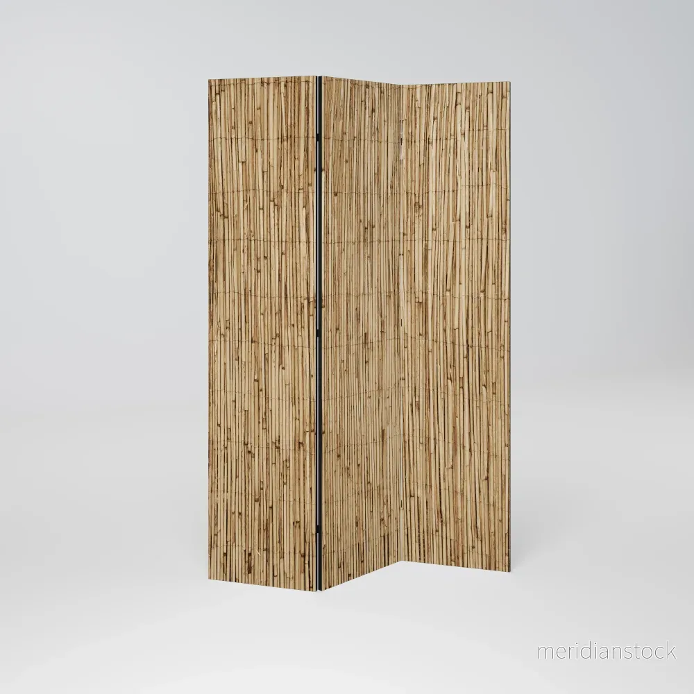 STRAW BOUND DELIGHT Dekorativ rumsavdelare – 3 paneler