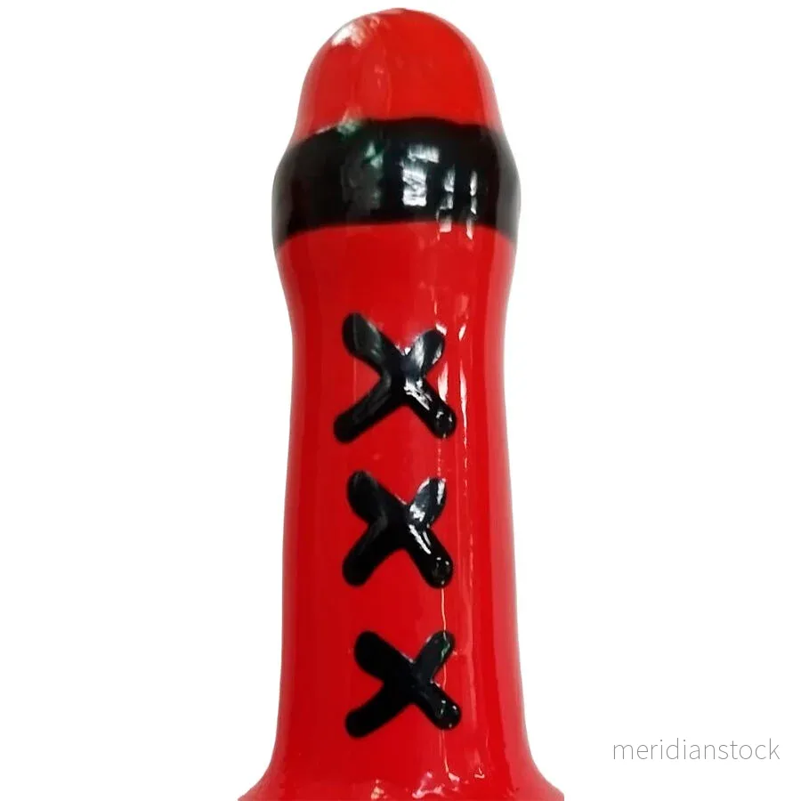 CONDOMERIE - HANDPAINTED NOVELTY CONDOMS AMSTERDAM RED