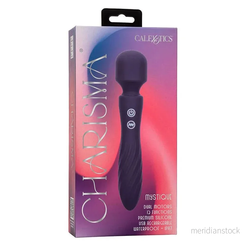 CALEXOTICS - CHARISMA MYSTIQUE MASSAGER DUAL MOTORS 12 FUNCTIONS 20,5 CM X 4.5 CM PURPLE - Bild 2