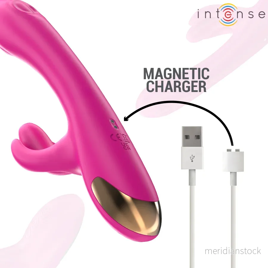 INTENSE - BRITNEY MULTIFUNCTION RABBIT VIBRATOR 23 CM PINK - Bild 3