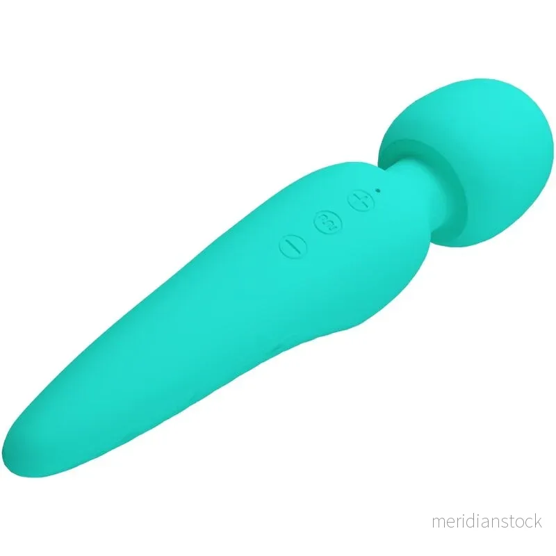 PRETTY LOVE - MEREDITH MASSAGER 12 VIBRATION MODES AQUA GREEN - Bild 2