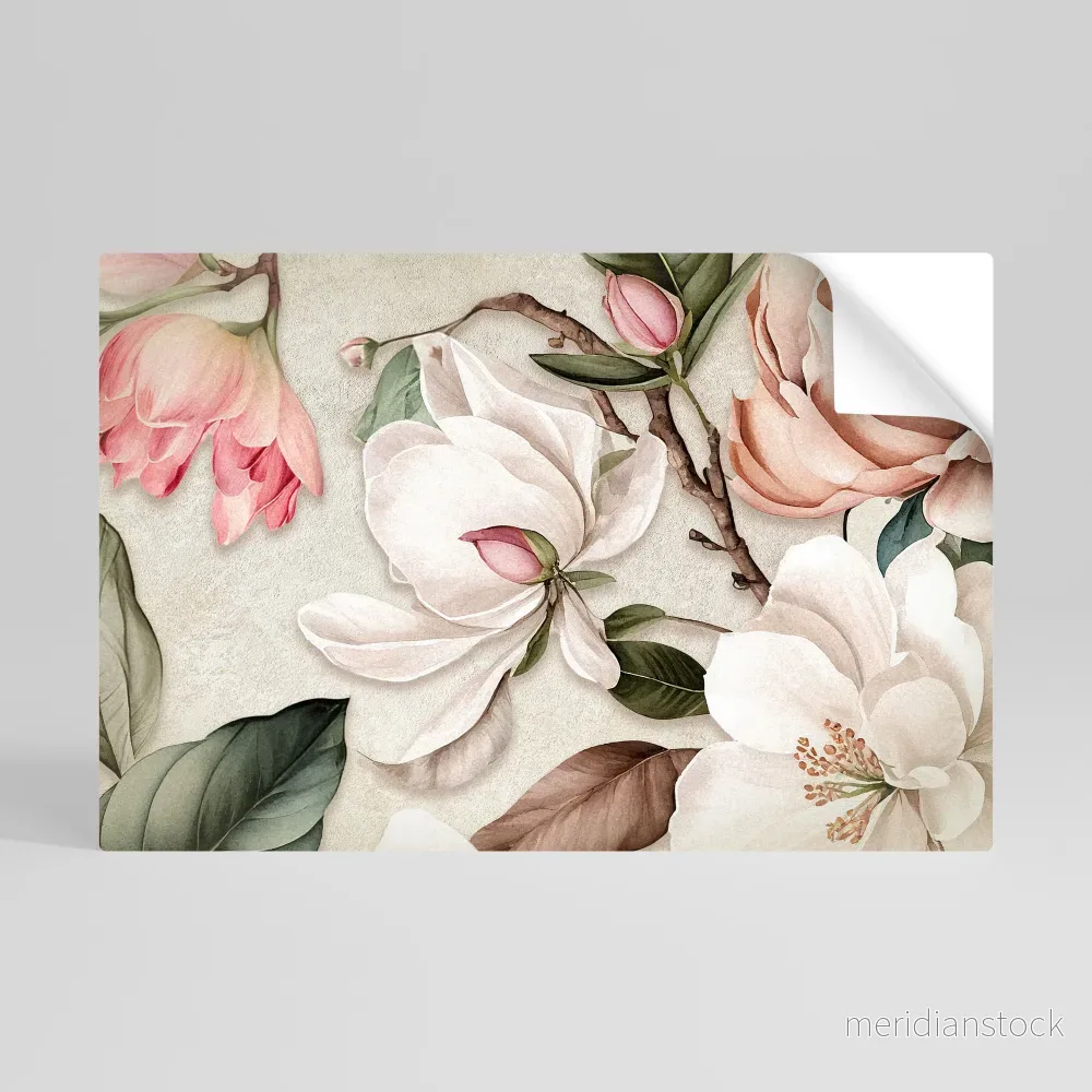 FLORAL GRACE Självhäftande Horisontell Poster - Bild 2