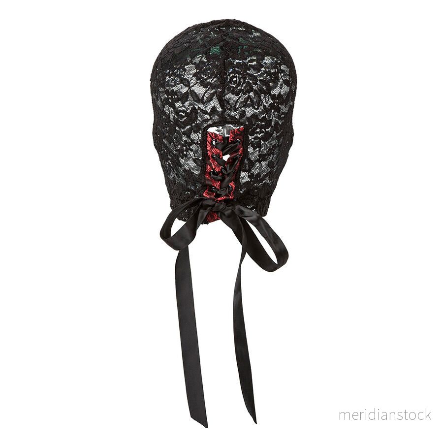 CALEXOTICS - SCANDAL BLACK LACE BALALAVA WITH BOW - Bild 3