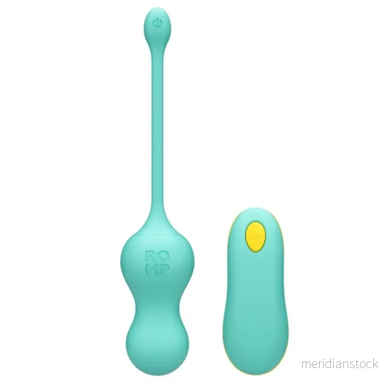ROMP - CELLO MULTIFUNCTION VIBRATING EGG TURQUOISE REMOTE CONTROL - Bild 2
