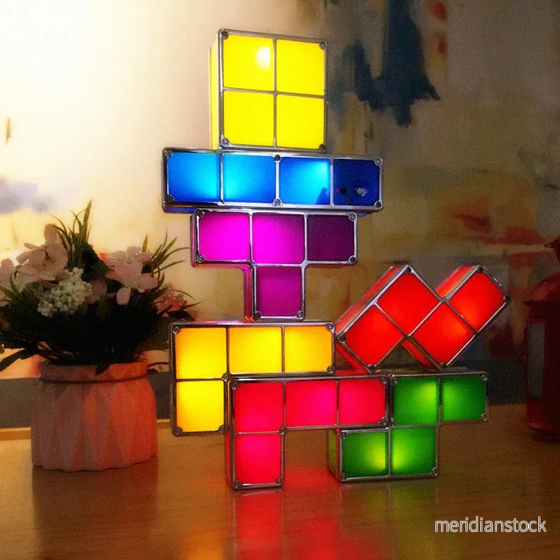 Modulära Tetris-lampor - LumiBlocks