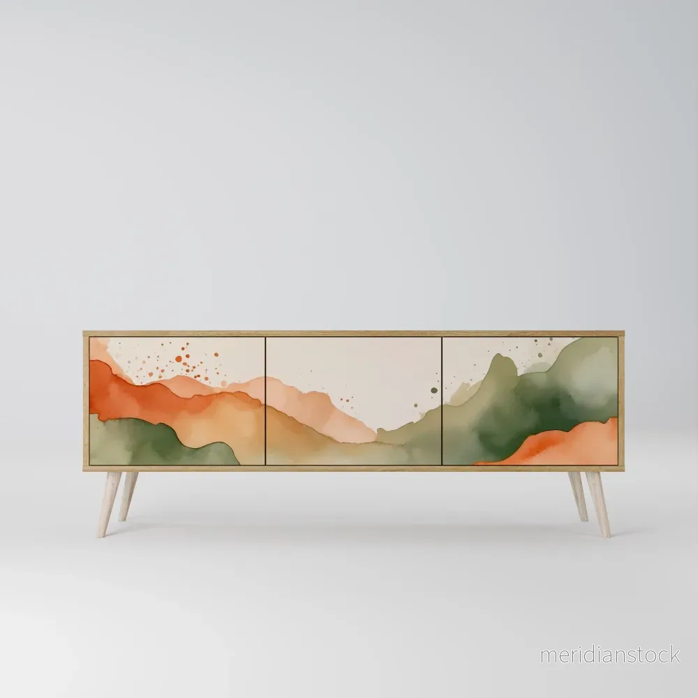 WATERCOLOUR PEAKS TV-bänk med 3 dörrar - Bild 2