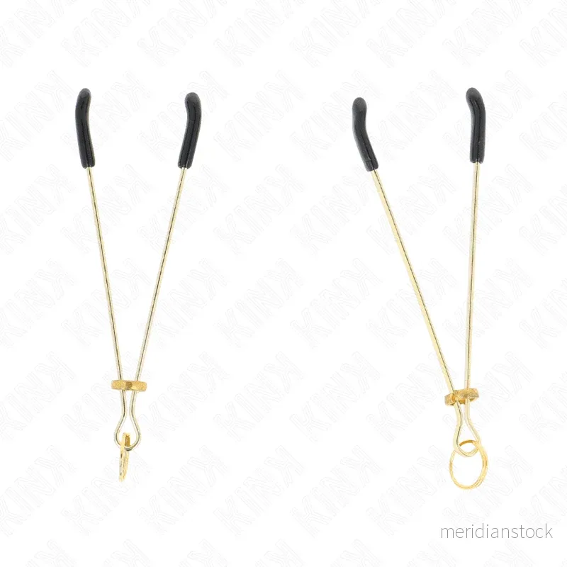 KINK - THIN NIPPLE CLAMPS GOLD 7 CM