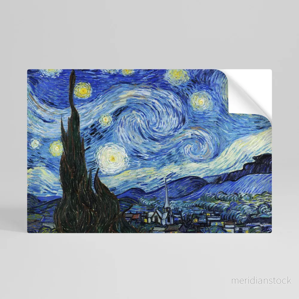 STARRY NIGHT Självhäftande Horisontell Poster - Bild 3