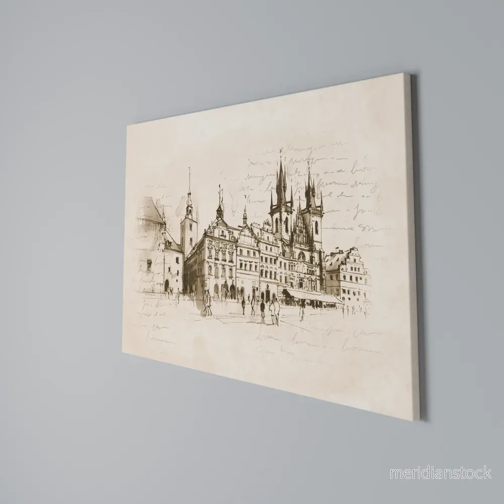 WHISPERS OF ARCHITECTURE Horizontal Canvas Print - Bild 3