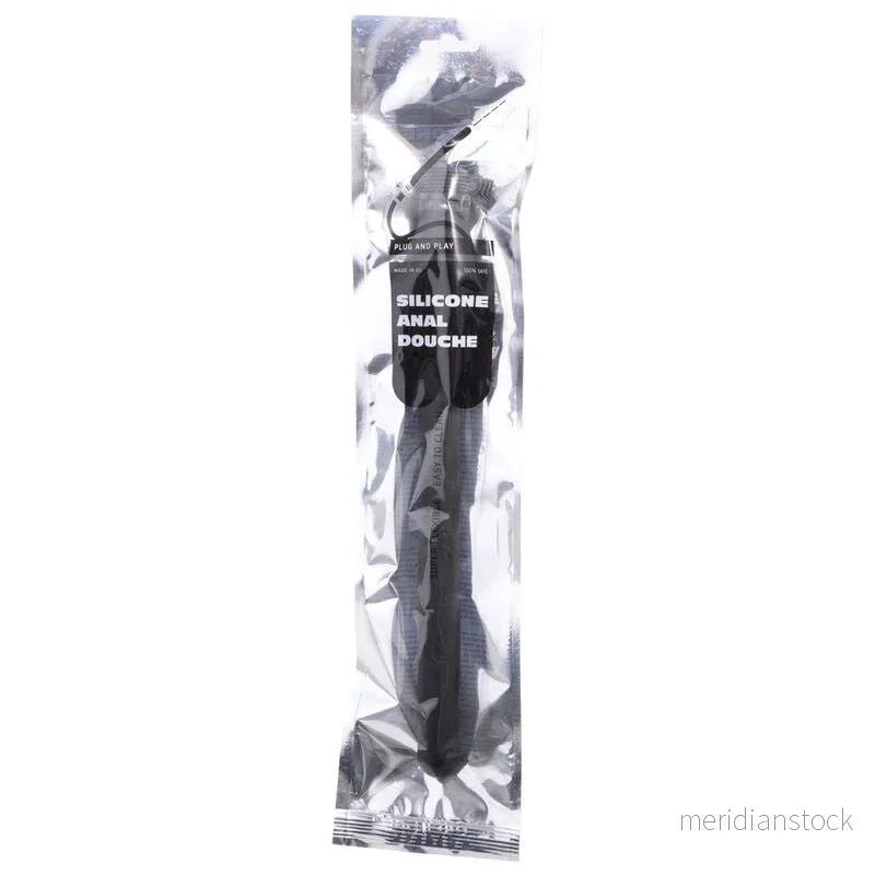 ALL BLACK - RIDGED SHOWER ANAL SILICONE 27 CM - Bild 2