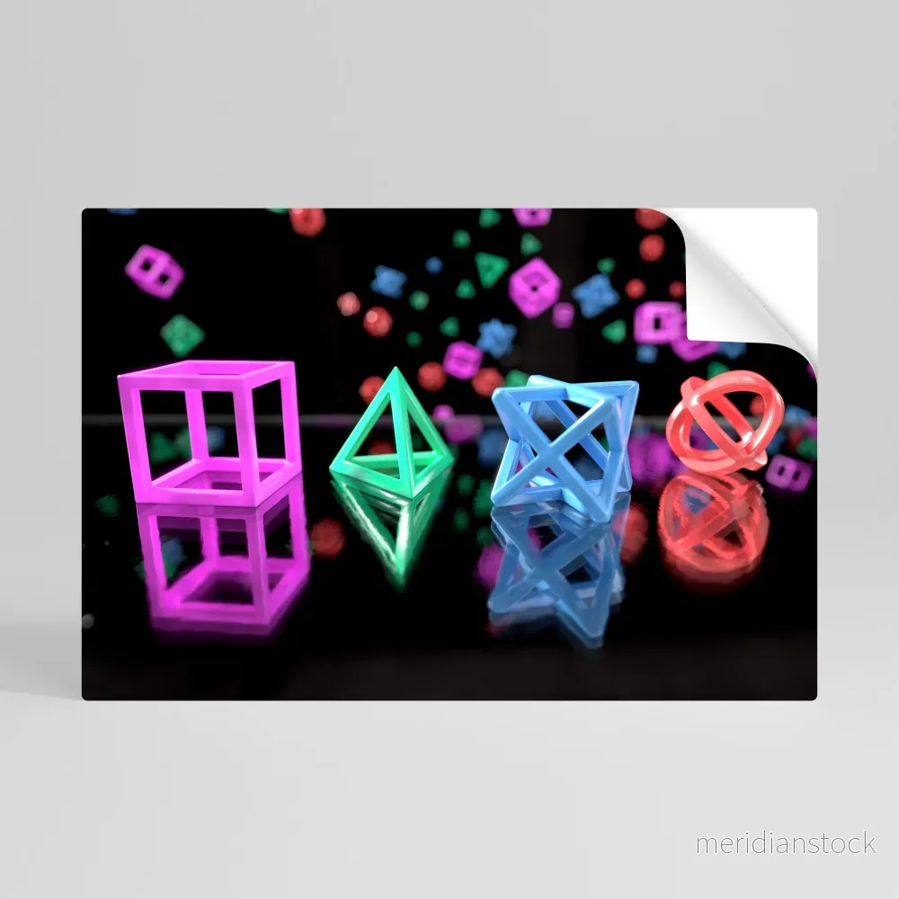 GAMER GLOWING ICONS Självhäftande Horisontell Poster GAMER GLOWING ICONS Självhäftande Horisontell Poster