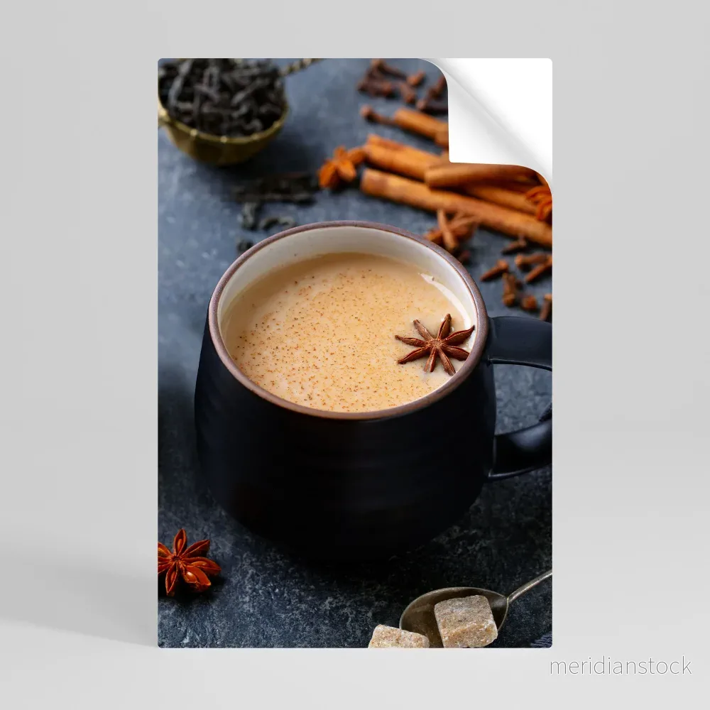 WARMTH IN A CUP Självhäftande Vertikal Poster