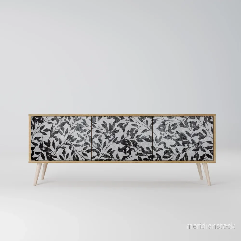 CHARCOAL SPROUT TV-bänk med 3 dörrar - Bild 2