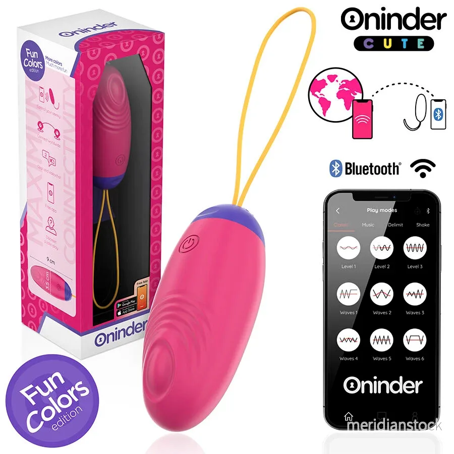 ONINDER CUTE - LOVE PLEASURE VIBRO-WAVE TAPPING SILICONE EGG - FREE GLOBAL APP - Bild 3