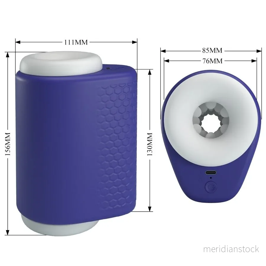 PRETTY LOVE - DJ LADY MALE MASTURBATOR WITH VIBRATION 5 SETTINGS PURPLE