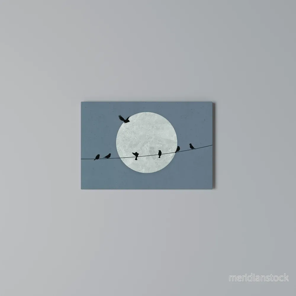MOONLIT REST Horizontal Canvas Print - Bild 3