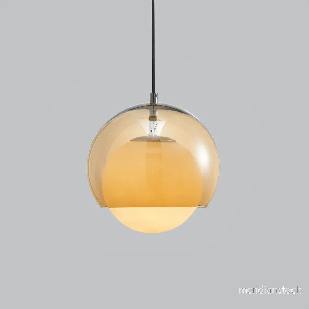 Pendellampa i glaskula – modern minimalistisk taklampa - Bild 2