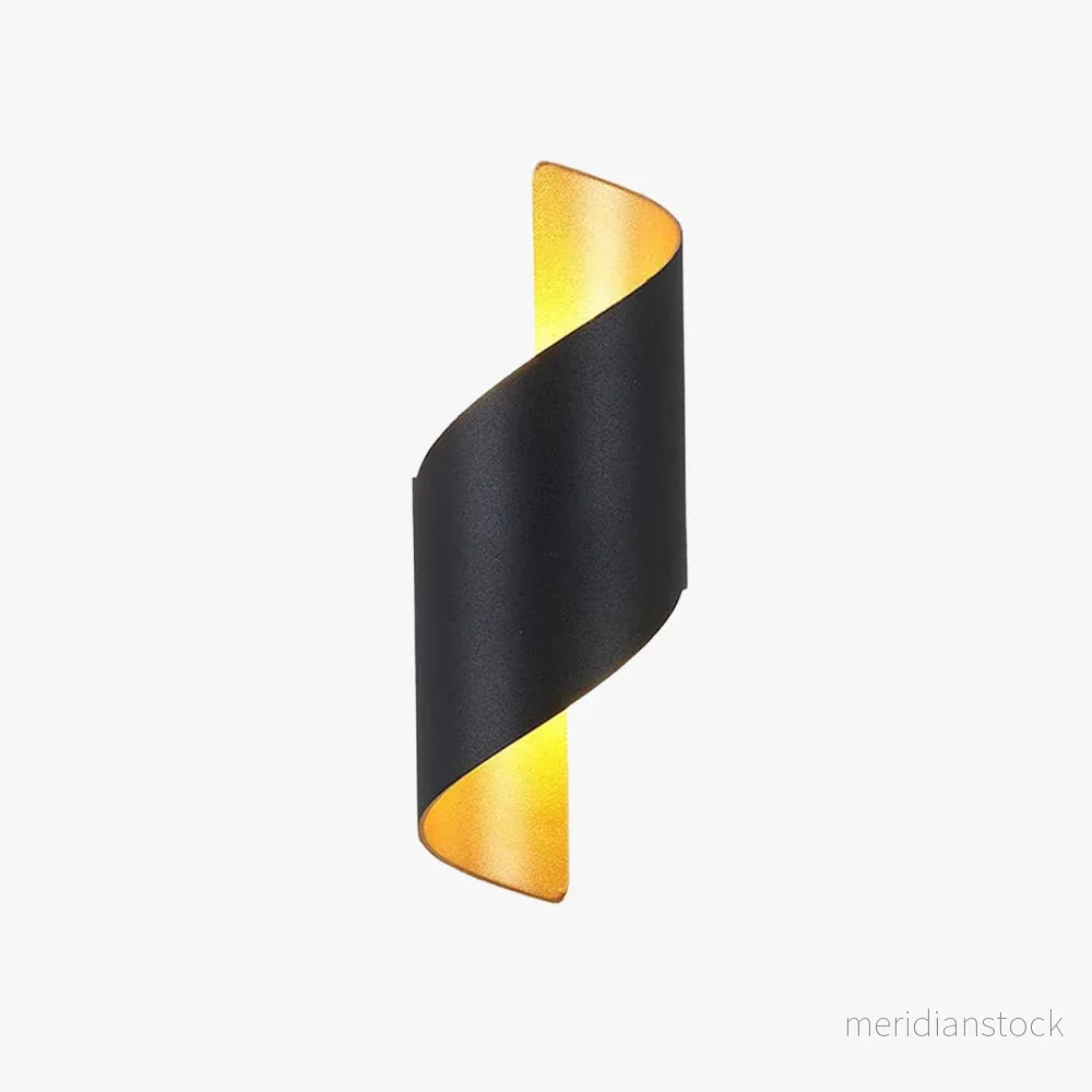 Modern spiral-LED-vägglampa – TwistLight