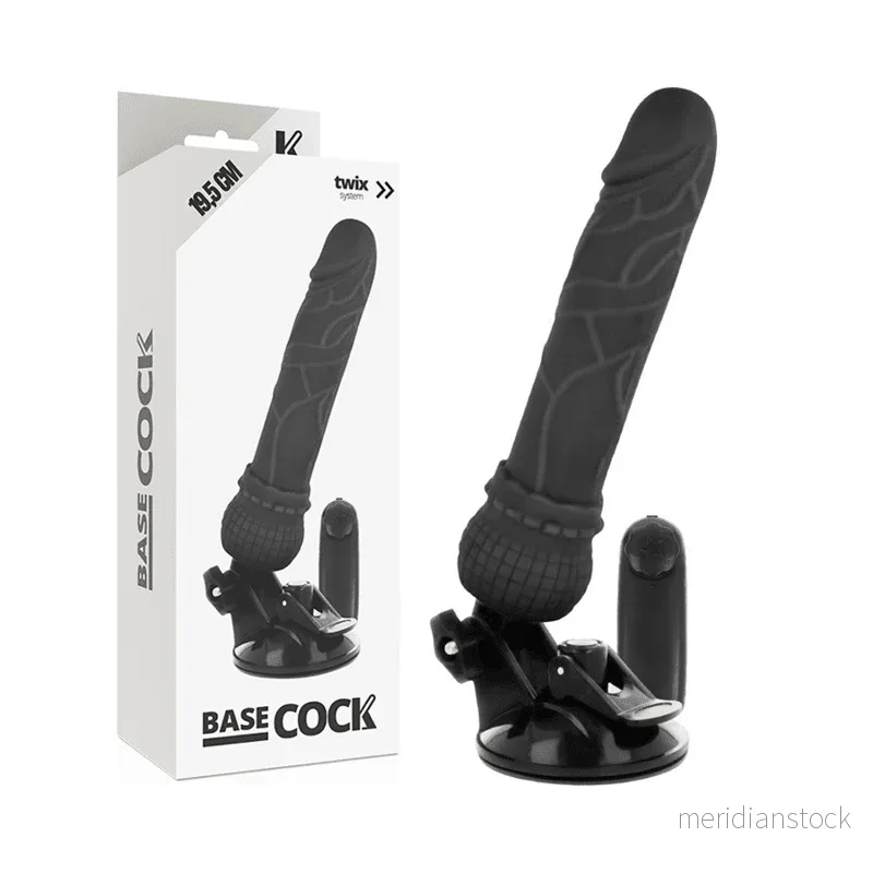 BASECOCK - REALISTIC VIBRATOR REMOTE CONTROL FLESH 19.5 CM -O- 4 CM - Bild 2