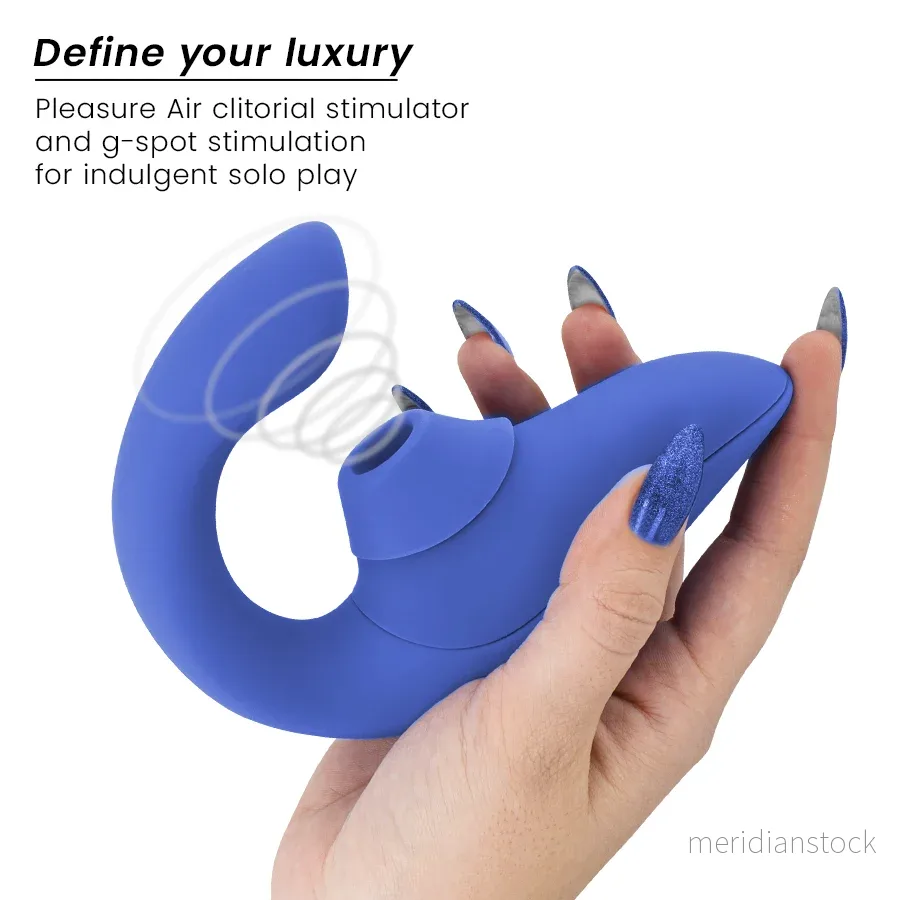 WOMANIZER - BLEND RABBIT VIBRATOR STIMULATOR VIBRANT BLUE - Bild 3