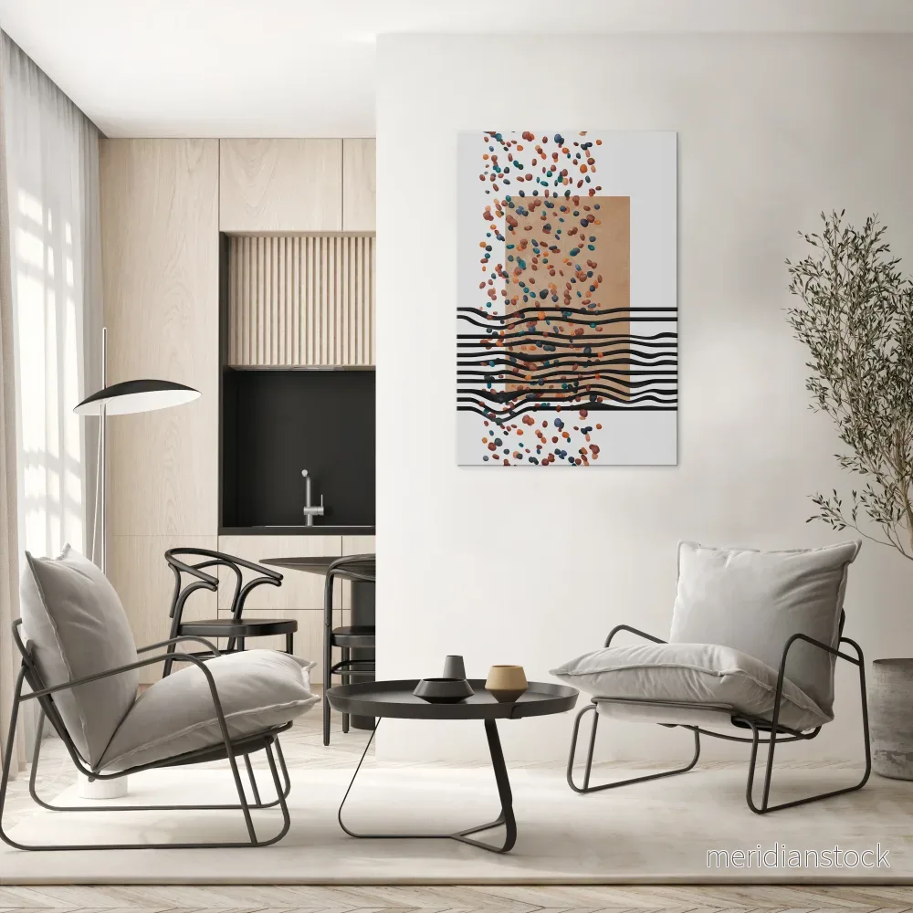 IMAGINARY RAIN Vertical Canvas Print - Bild 2