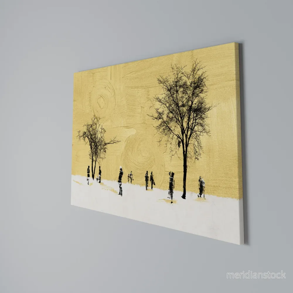 ERASED IN TIME Horizontal Canvas Print - Bild 3