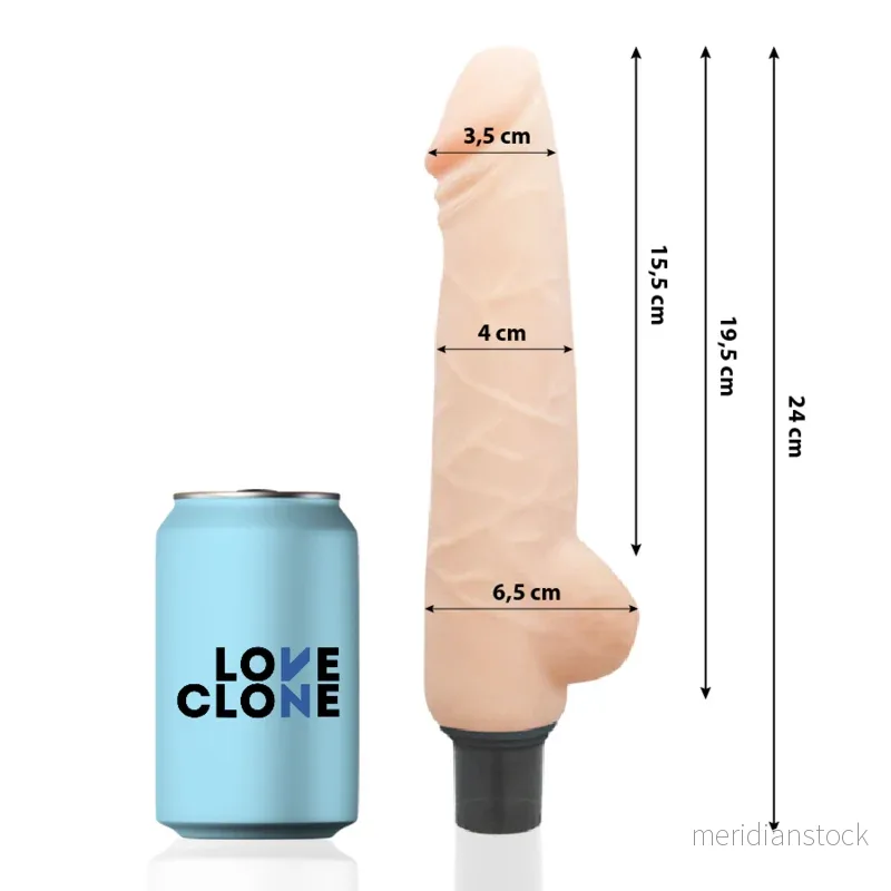LOVECLONE - HARALD SELF LUBRICATION VIBRATOR 24 CM -O- 4 CM - Bild 3