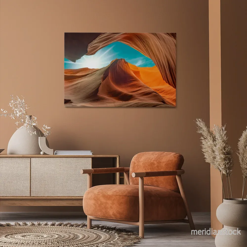 THE CANYON'S WHISPER Horizontal Canvas Print